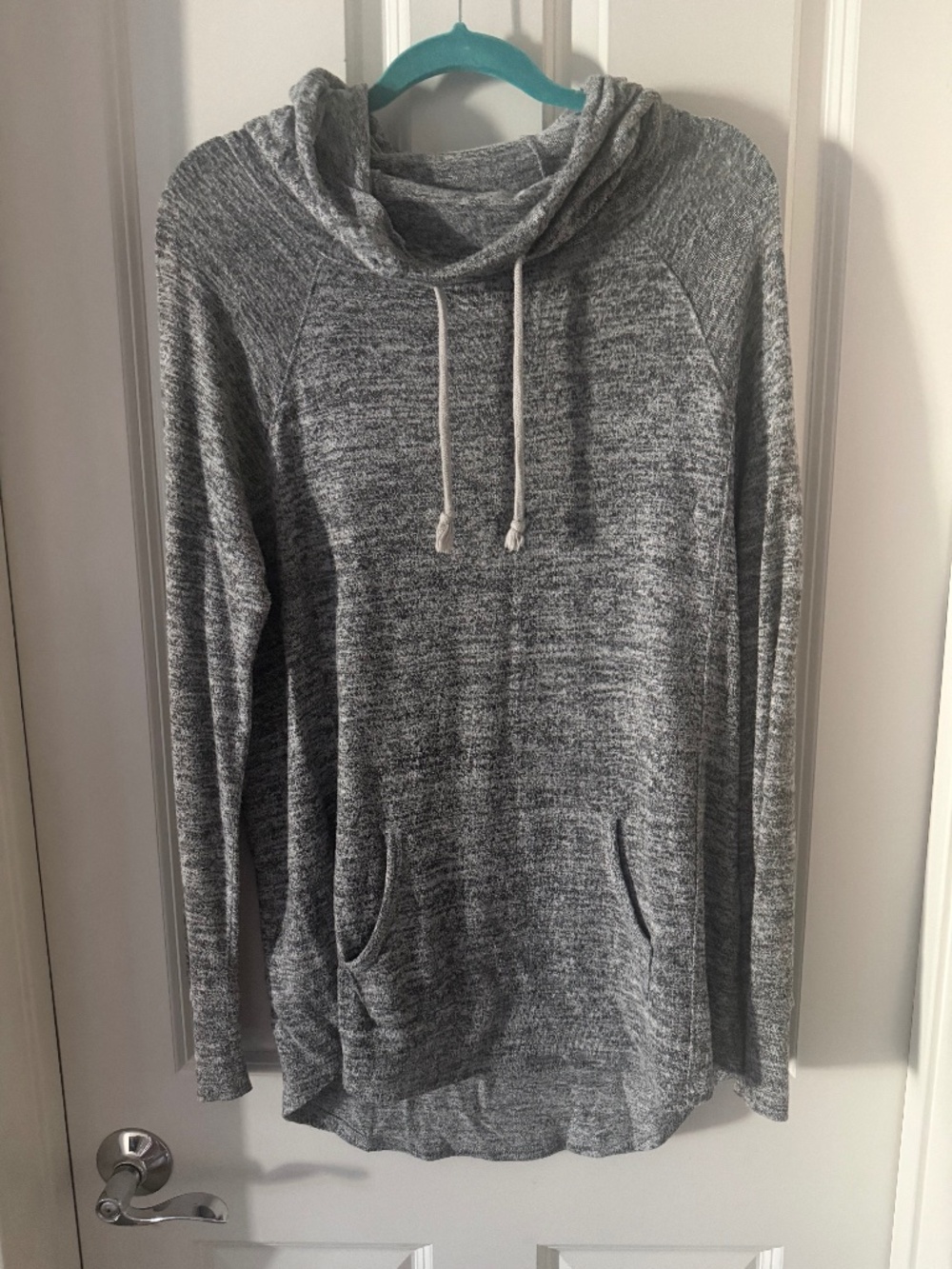 Mossimo Gray Sweater with Hoodie
